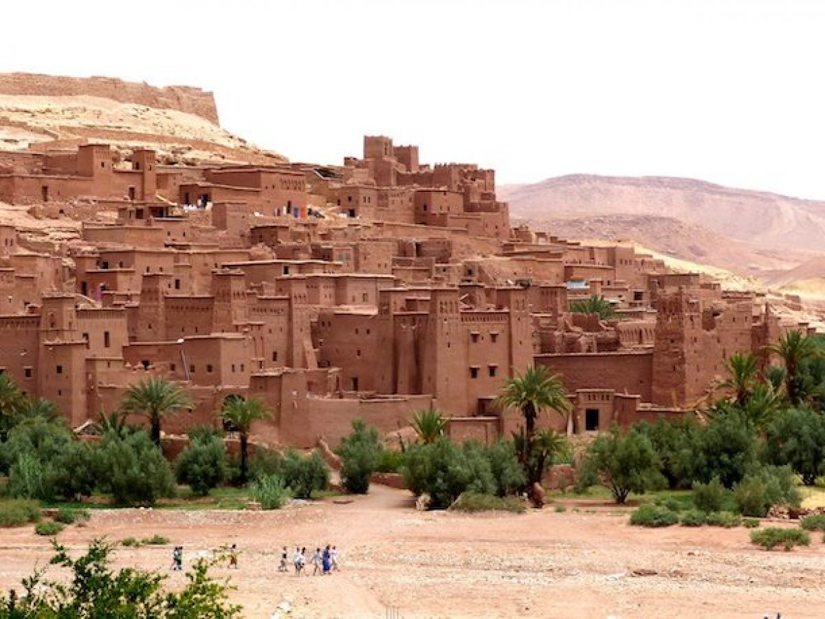 Traditional Moroccan hillside village